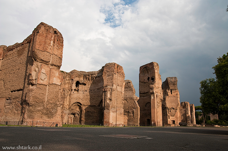 אירופה, איטליה, רומא, שרידי מרחצאות קרקלה,  Rome, Caracalla