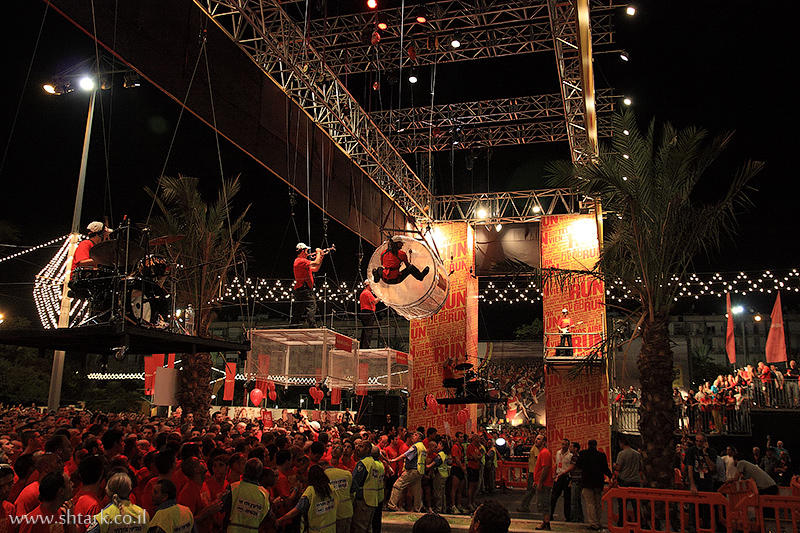 מרוץ הלילה הגדול של נייקי, תל אביב, 2009, הפקה ונגנים, תזמורת,  Nike NightRun Tel Aviv