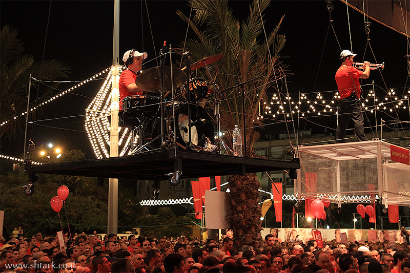 מרוץ הלילה הגדול של נייקי, תל אביב, 2009, הפקה ונגני התזמורת,  Nike NightRun Tel Aviv