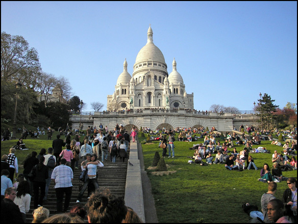 צרפת, פריז - מונמארטר, בזיליקת סקרה קר